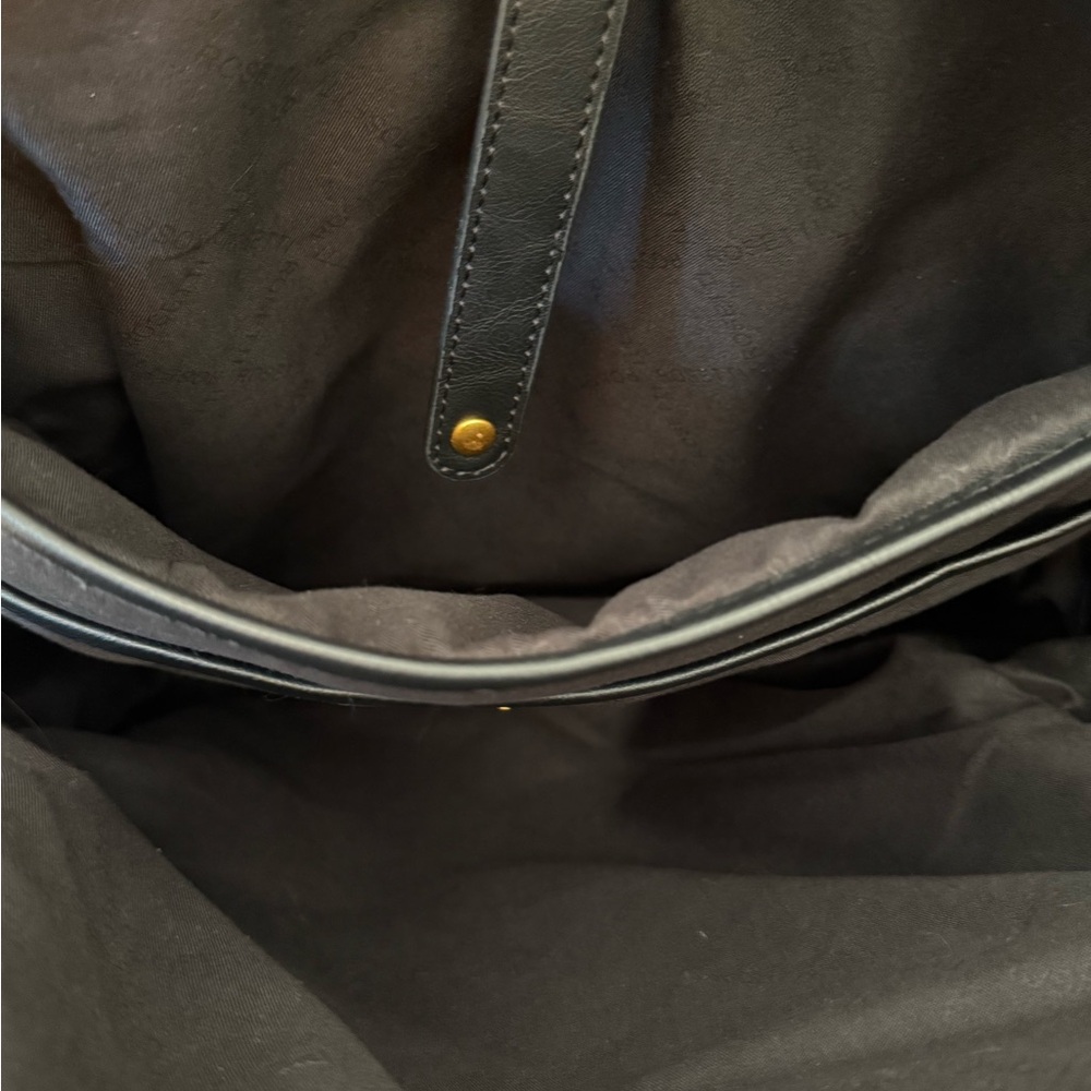 Black Leather Women’s / Men's Backpack - Picture 4 of 4